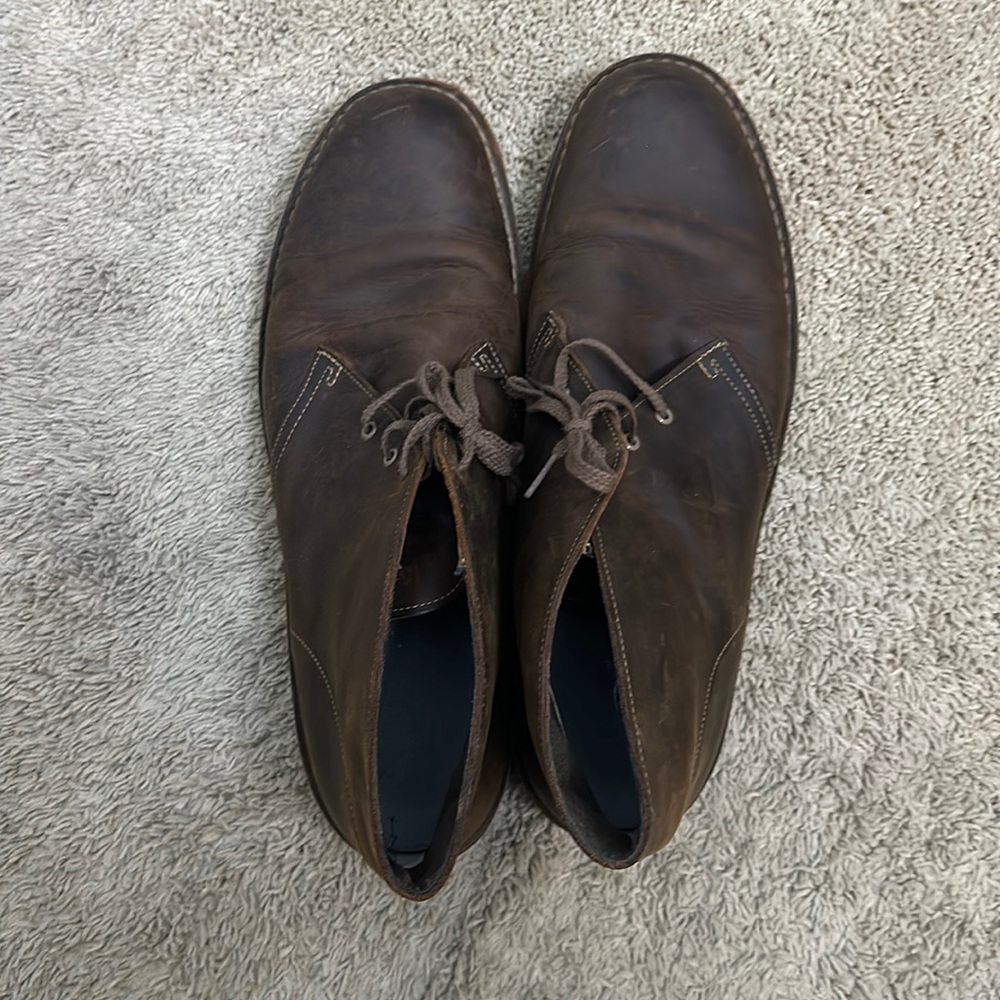Men’s Clark Bushacre chukka boots in size 14 VGUC